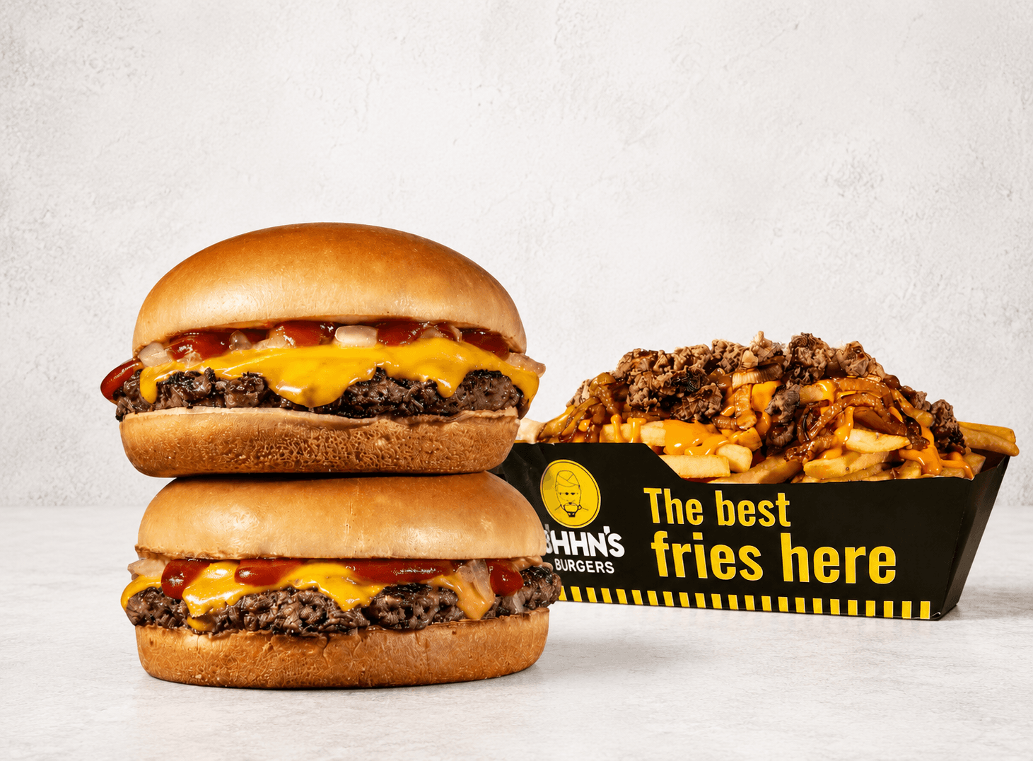 Promo John's - 2 Cheese simples + 1 papas John's